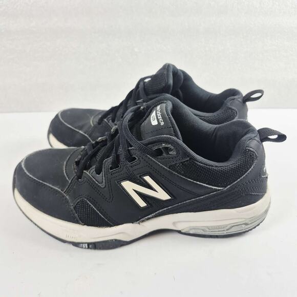New Balance 609 WX609KY2 Women’s Cross Training Shoes Black White Size 8.5 D - Picture 1 of 9